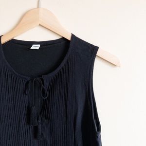 Black Boho Dress W/ Tassels